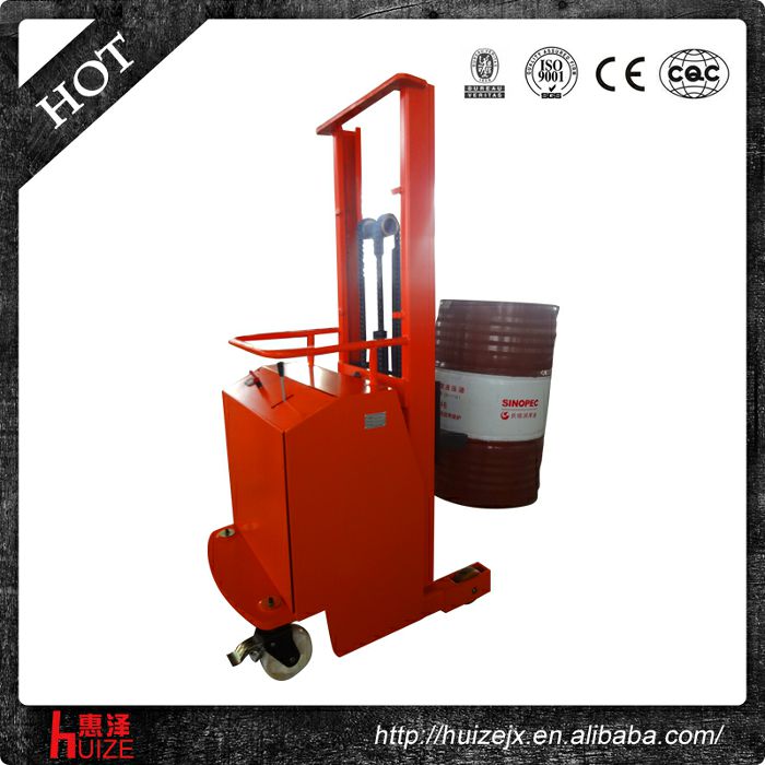 2半電動配重油桶車（無底腿，只堆垛，不翻轉(zhuǎn)）