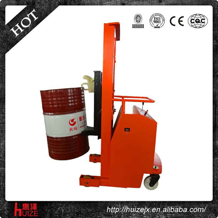 半電動(dòng)配重油桶車（無(wú)底腿，只堆垛，不翻轉(zhuǎn)）