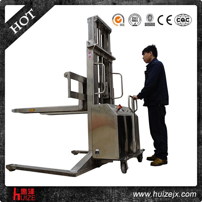 半電動堆高車(不銹鋼寬腿) 半電動堆高車(不銹鋼寬腿)